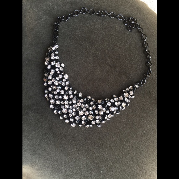JCrew Black Chainmaille Neclace - Picture 1 of 9